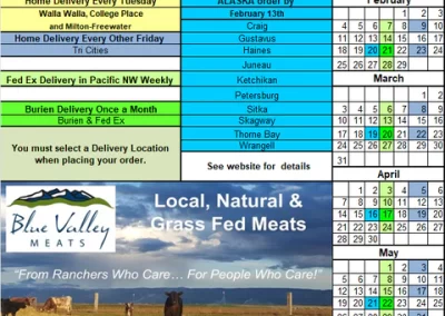 Blue Valley Meats Haines co-op SPRING ORDER