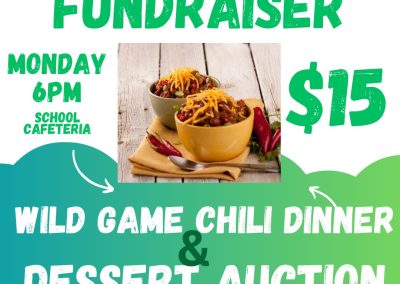 Wild Game Chili Fundraiser